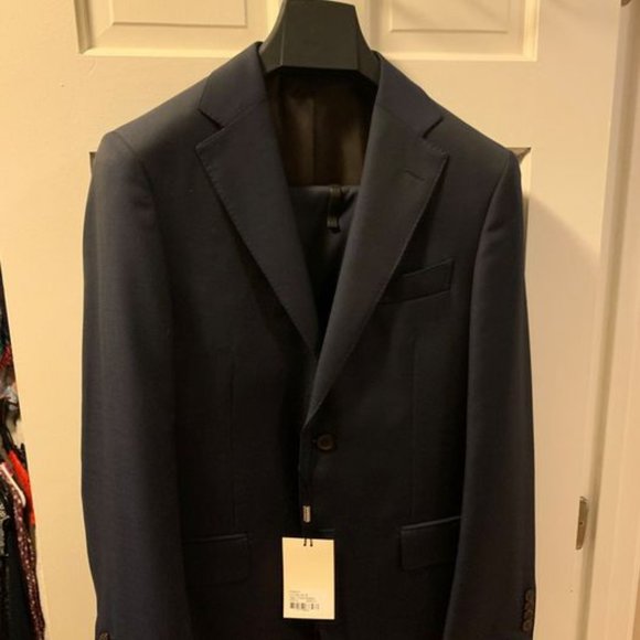 Suit Supply - Napoli Single Breasted Navy Suit - S - Picture 1 of 3